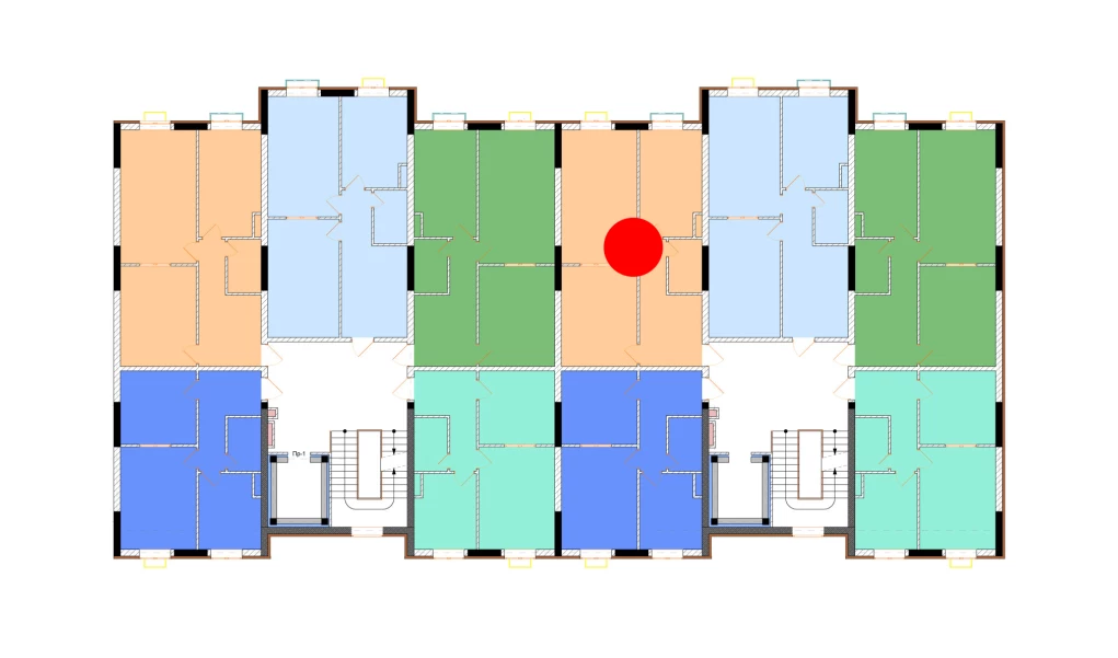 2-комнатная квартира 66.8 м²  11/11 этаж