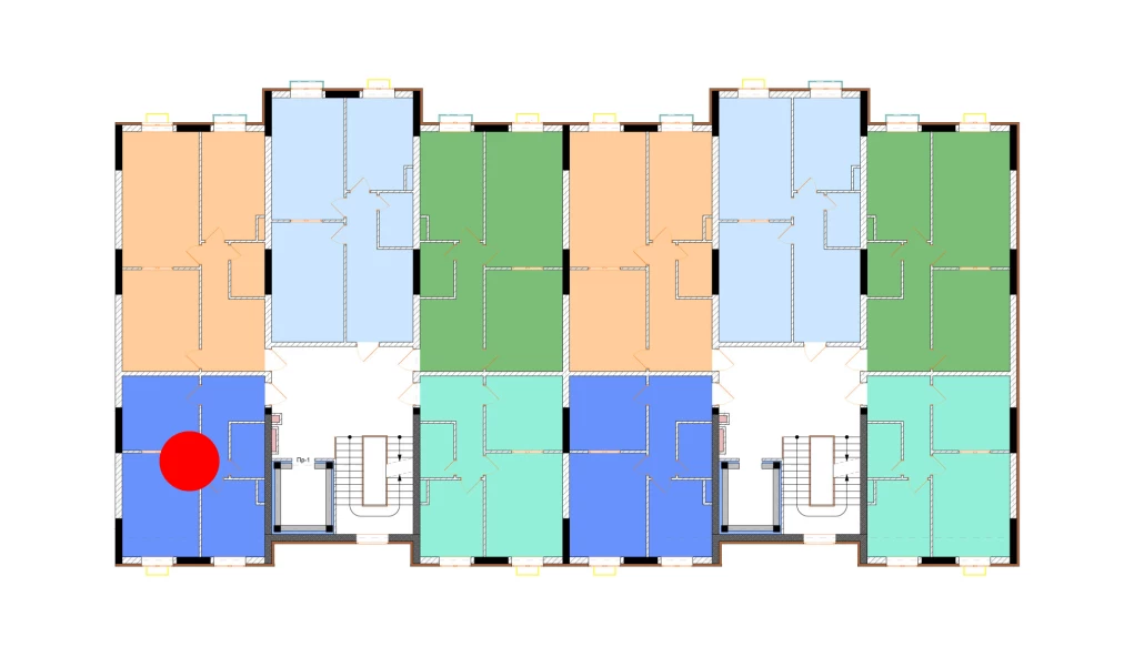 2-комнатная квартира 50.4 м²  11/11 этаж