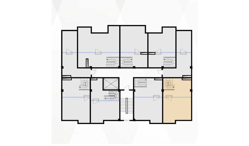 2-комнатная квартира 96.8 м²  7/7 этаж | Жилой комплекс Bochka Resort