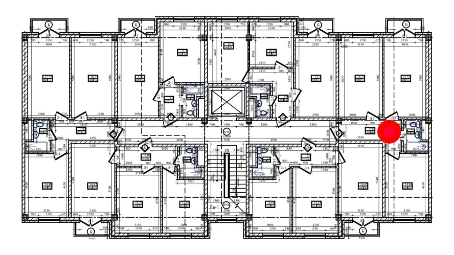 2-xonali xonadon 62.9 m²  7/7 qavat