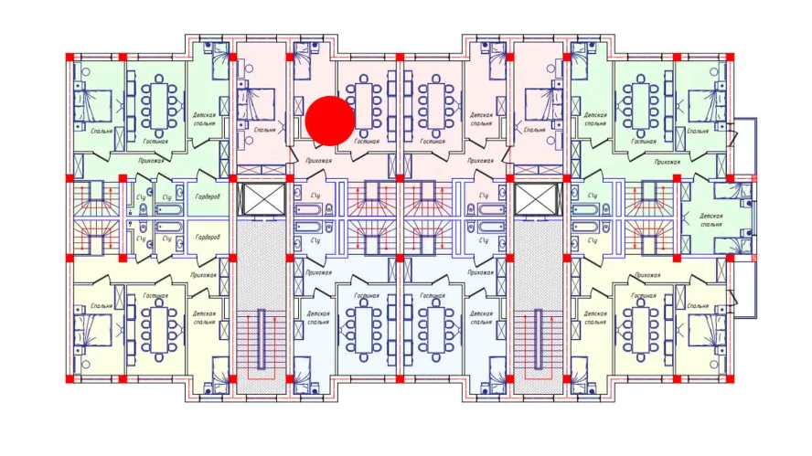 3-комнатная квартира 64.7 м²  8/8 этаж