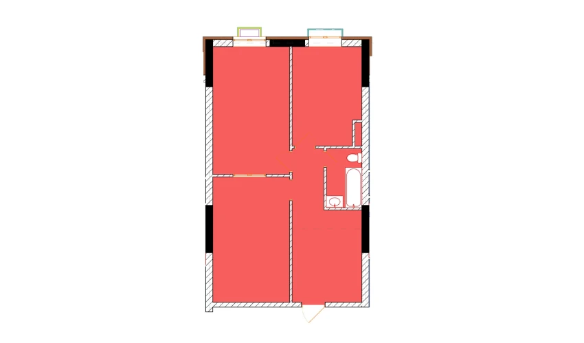 2-комнатная квартира 72.8 м²  11/12 этаж | Жилой комплекс Uchtepa Avenue