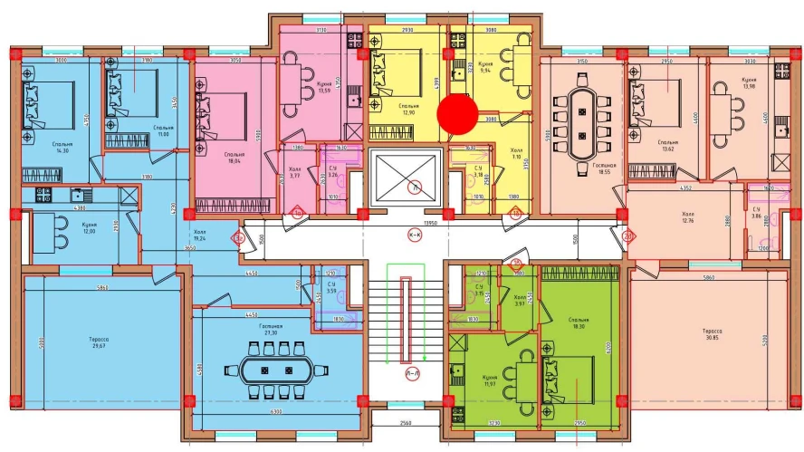 1-комнатная квартира 33.12 м²  8/8 этаж