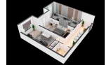 2-комн. квартира 71.6 м²  15/16 этаж | Жилой комплекс TRINITY