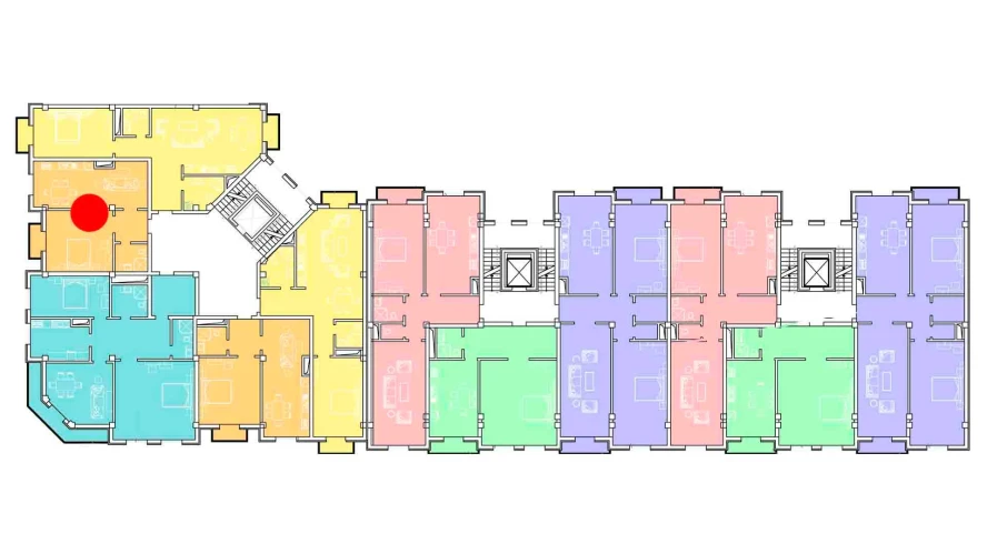 3-комнатная квартира 63.38 м²  4/4 этаж