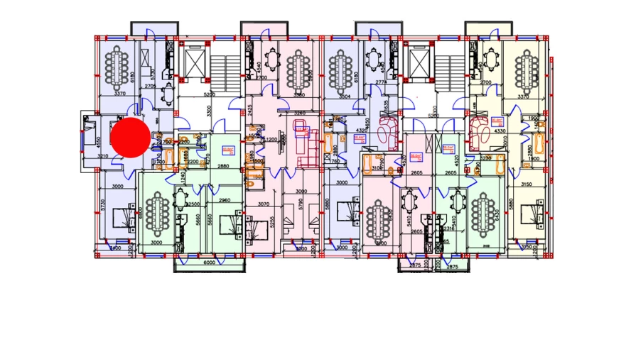 3-комнатная квартира 99.6 м²  3/3 этаж