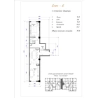 2-xonali xonadon 57.2 m²  1/5 qavat | Yangi O'zbekiston Turar-joy majmuasi