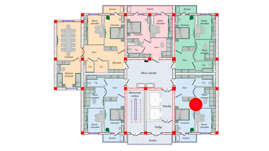 2-комнатная квартира 52.82 м²  11/11 этаж