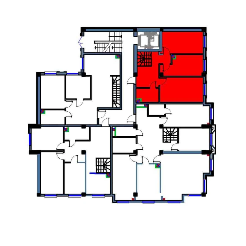 2-комн. квартира 126.5 м²  1/9 этаж | Жилой комплекс FLORYA RESIDENCE