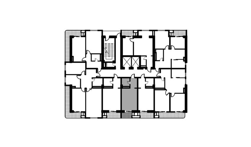 1-комнатная квартира 29.8 м²  7/7 этаж