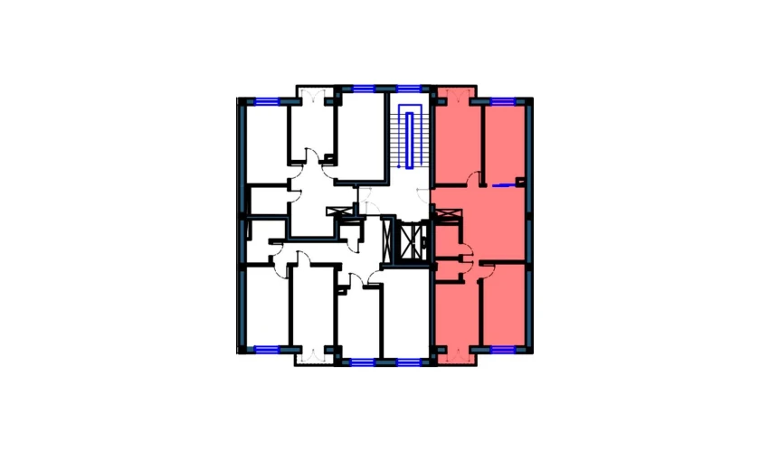 3-xonali xonadon 87 m²  7/9 qavat | KO'KSAROY Turar-joy majmuasi