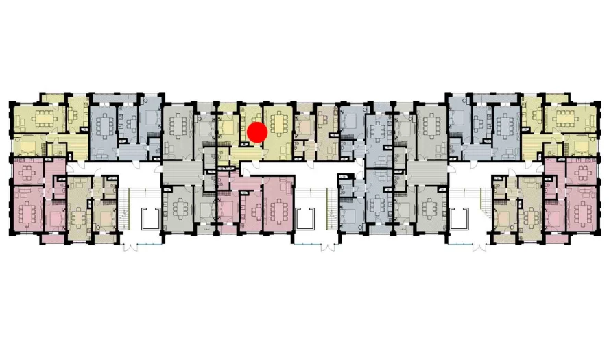 2-комнатная квартира 71.1 м²  5/5 этаж