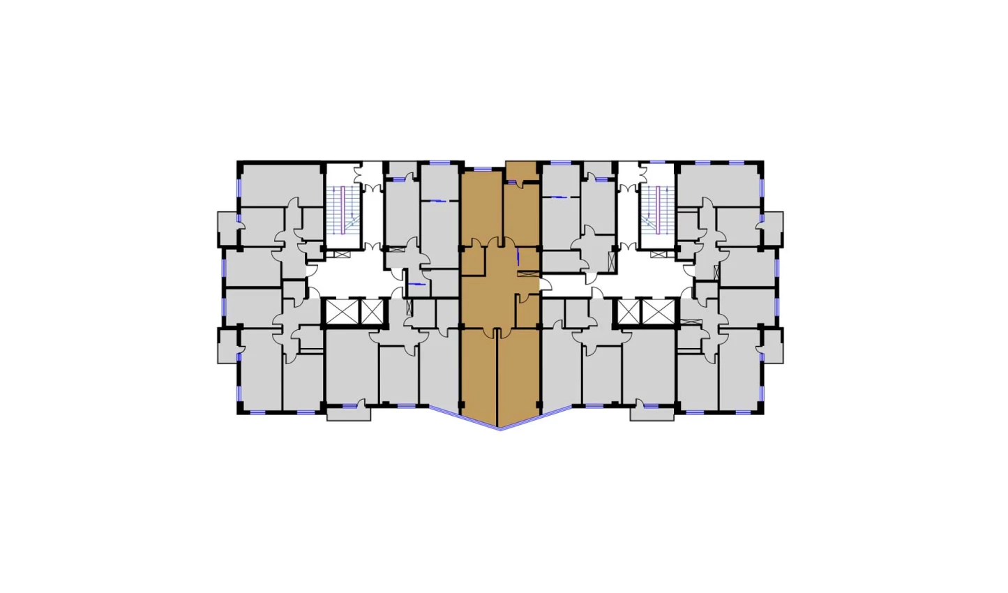 3-комнатная квартира 121.07 м²  10/10 этаж