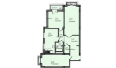 3-комн. квартира 104.75 м²  7/10 этаж | Жилой комплекс Samarqand Park Avenue