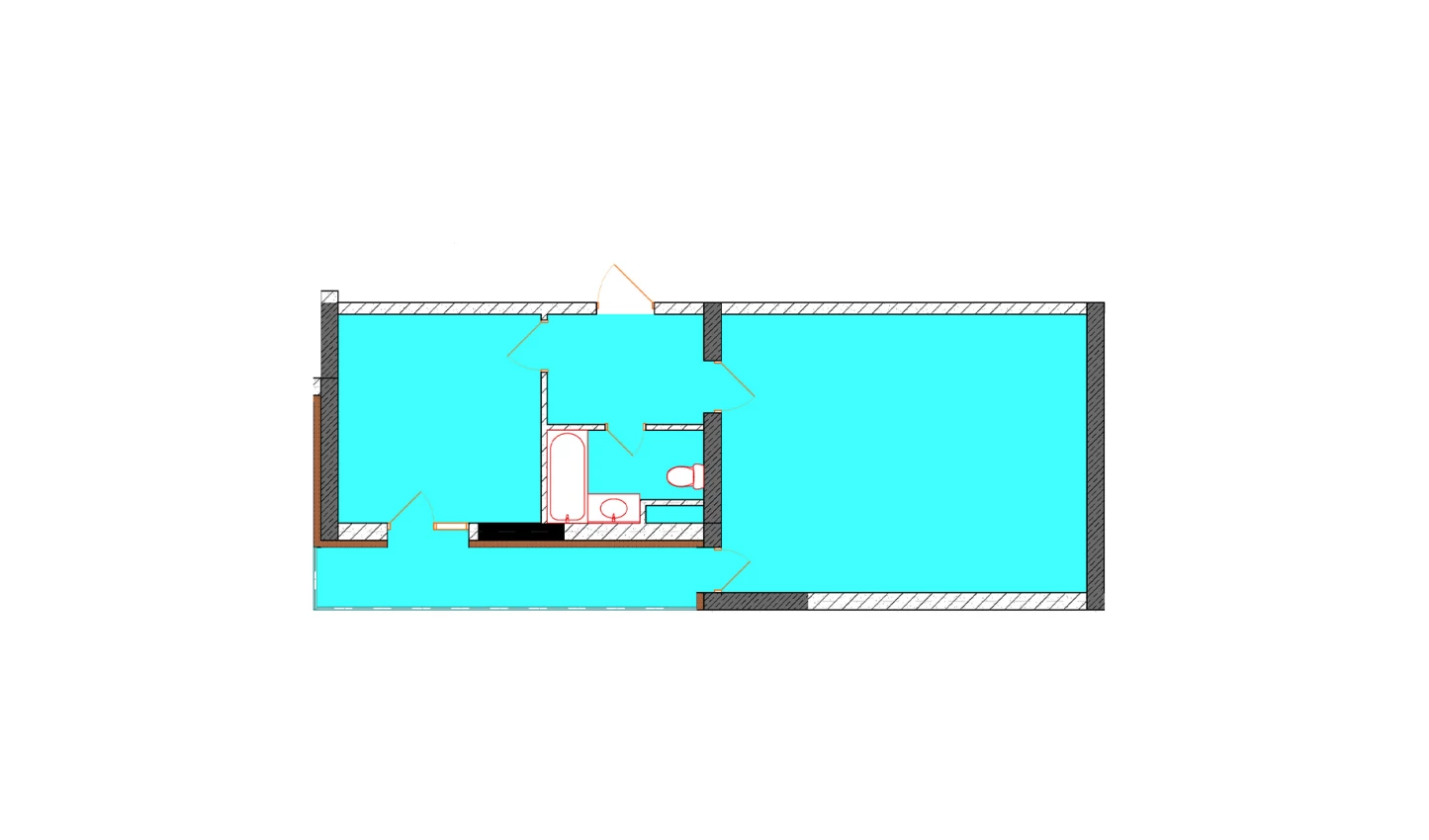 2-комнатная квартира 60.8 м²  11/11 этаж