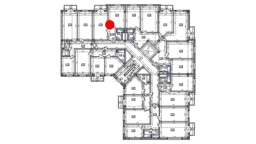 1-комнатная квартира 40.37 м²  5/5 этаж