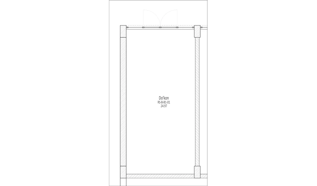 1-xonali xonadon 21.97 m²  0/0 qavat