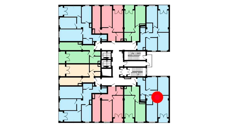 3-комнатная квартира 82 м²  5/5 этаж