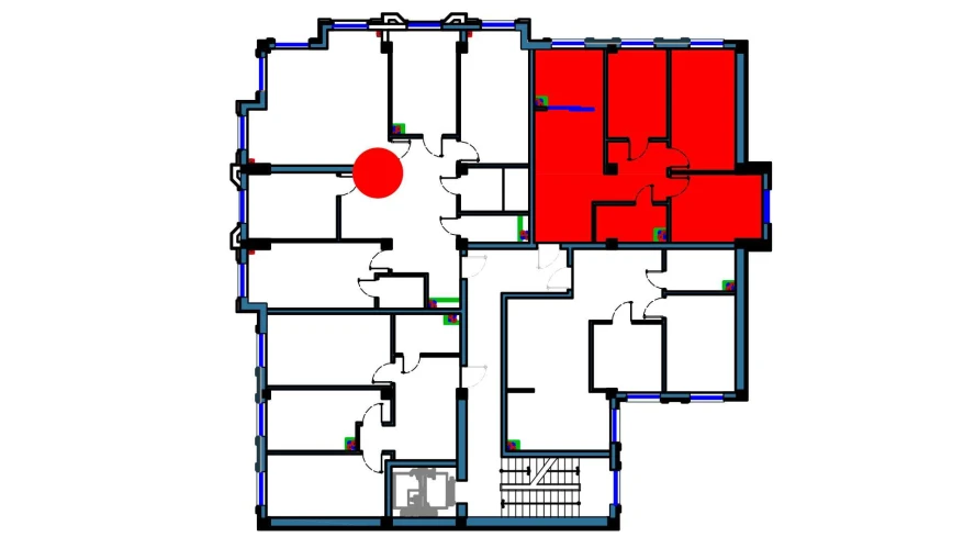 4-комнатная квартира 129 м²  2/2 этаж