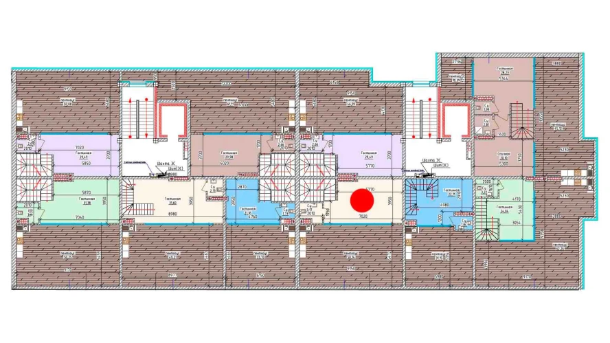 3-xonali xonadon 82.29 m²  9/9 qavat | Aero Town Turar-joy majmuasi