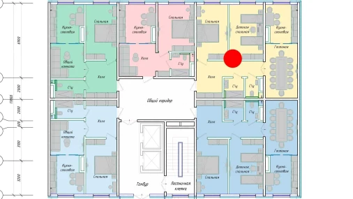 3-xonali xonadon 152.55 m²  1/12 qavat | SERGELI CITY Turar-joy majmuasi