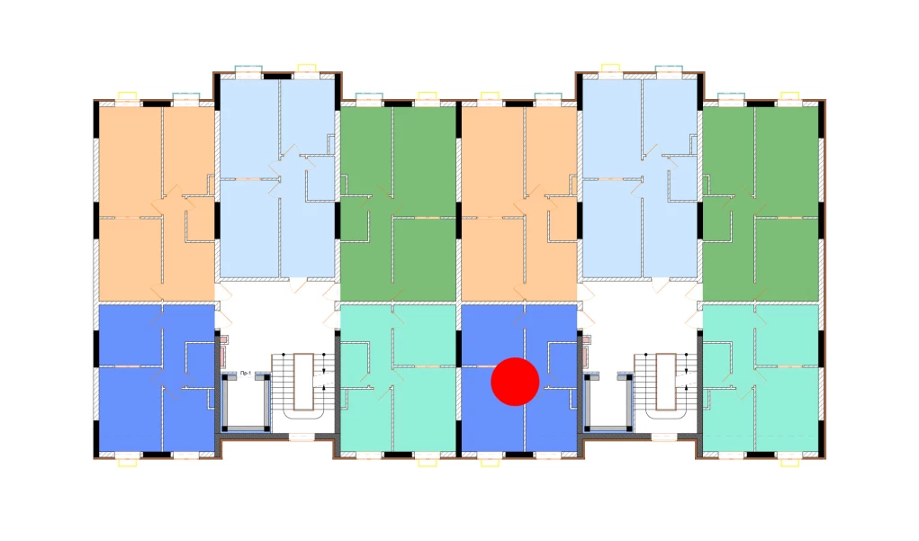 2-комнатная квартира 50.4 м²  8/8 этаж