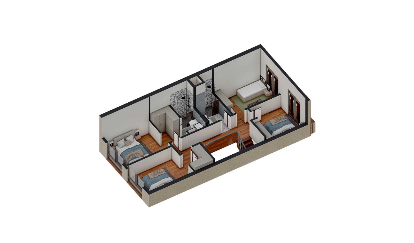 5-xonali xonadon 217.592 m²  1/1 qavat