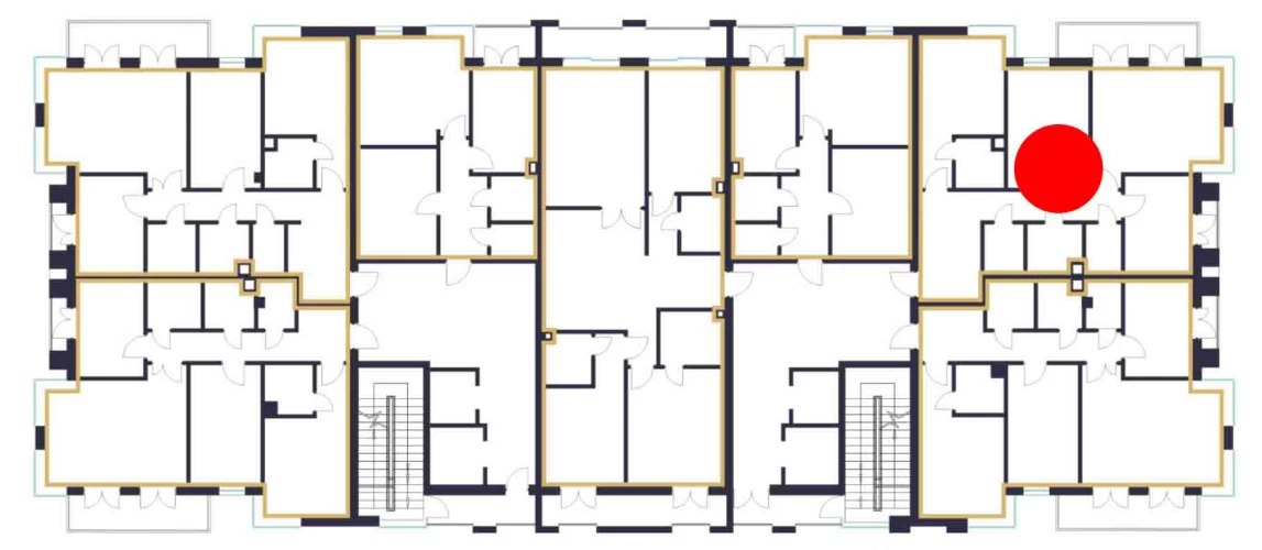 3-xonali xonadon 97.14 m²  10/10 qavat