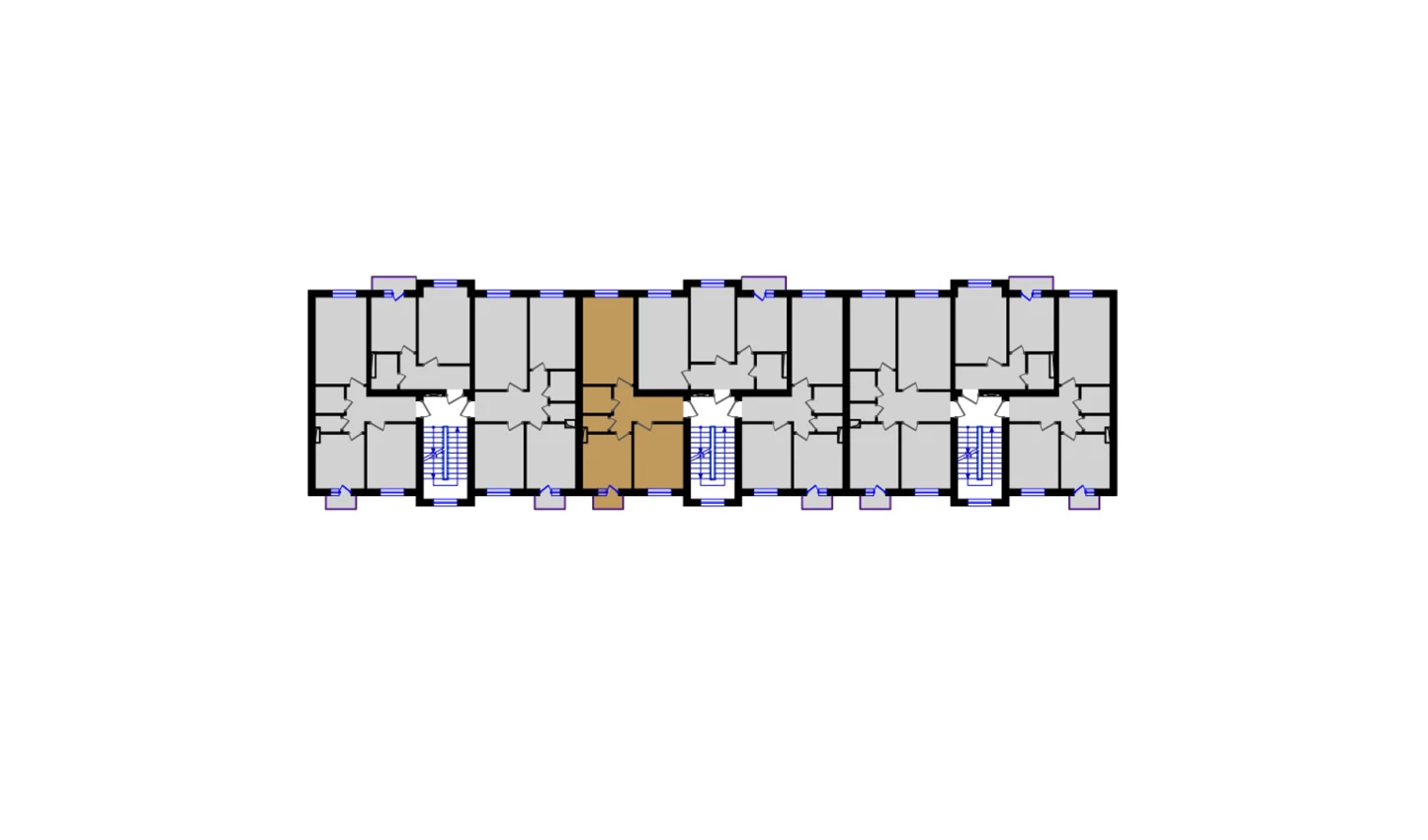 2-xonali xonadon 57.26 m²  2/2 qavat