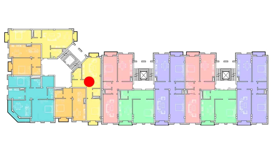 2-комнатная квартира 79 м²  5/5 этаж