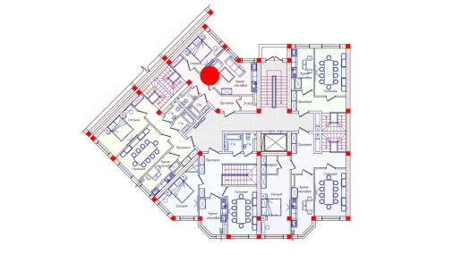 3-xonali xonadon 115.4 m²  1/8 qavat | STAR HOUSE RESIDENCE Turar-joy majmuasi