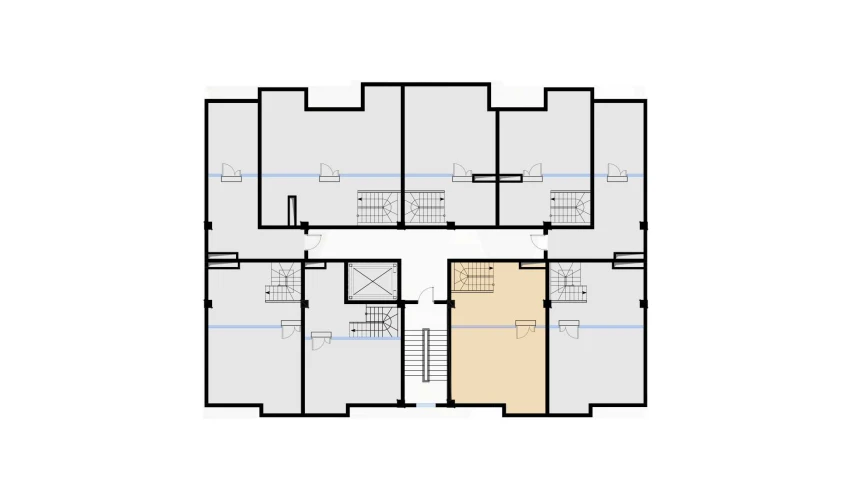 2-комнатная квартира 96.61 м²  7/7 этаж | Жилой комплекс Bochka Resort