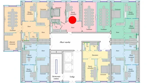 2-xonali xonadon 64.26 m²  1/12 qavat | SERGELI CITY Turar-joy majmuasi