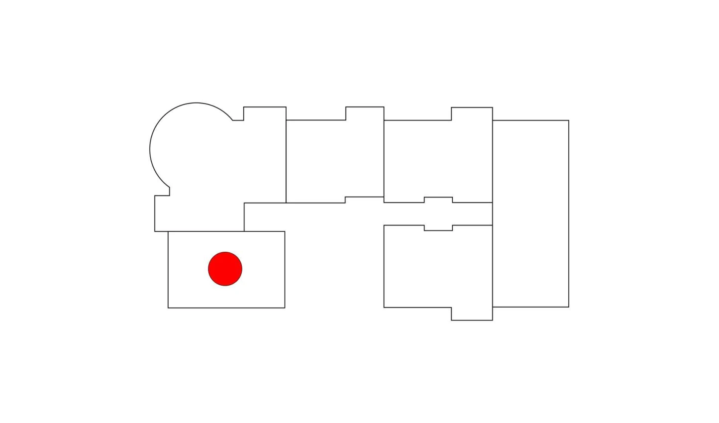 2-комнатная квартира 53 м²  3/3 этаж