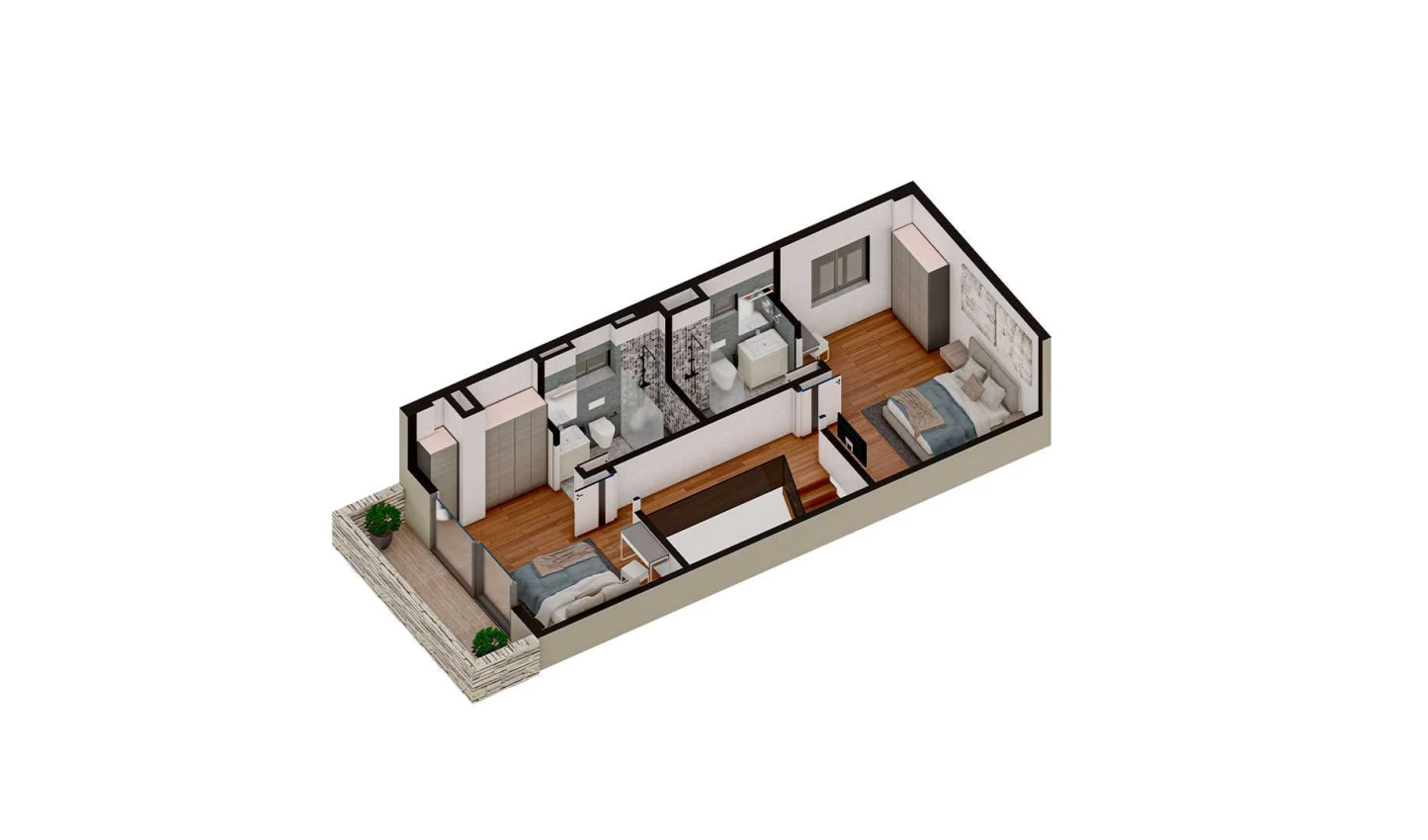 4-комнатная квартира 177.647 м²  1/1 этаж