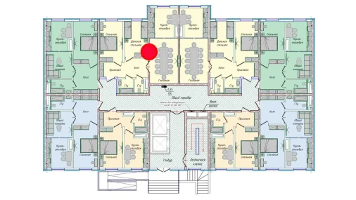 3-xonali xonadon 74.14 m²  1/16 qavat | EKO PARK Turar-joy majmuasi