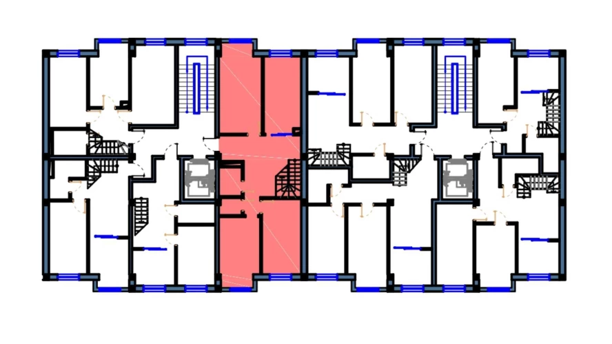 3-комнатная квартира 92.5 м²  1/1 этаж