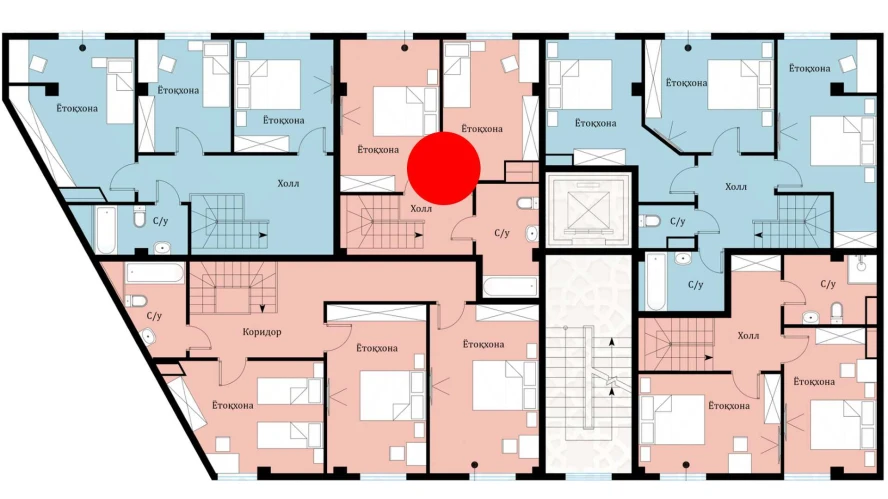 2-комнатная квартира 38.03 м²  7/7 этаж