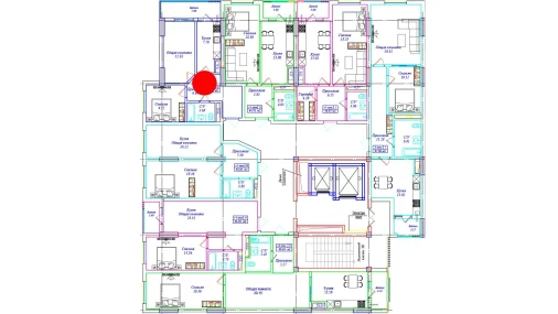 2-xonali xonadon 50.64 m²  16/17 qavat | ASTRA Turar-joy majmuasi