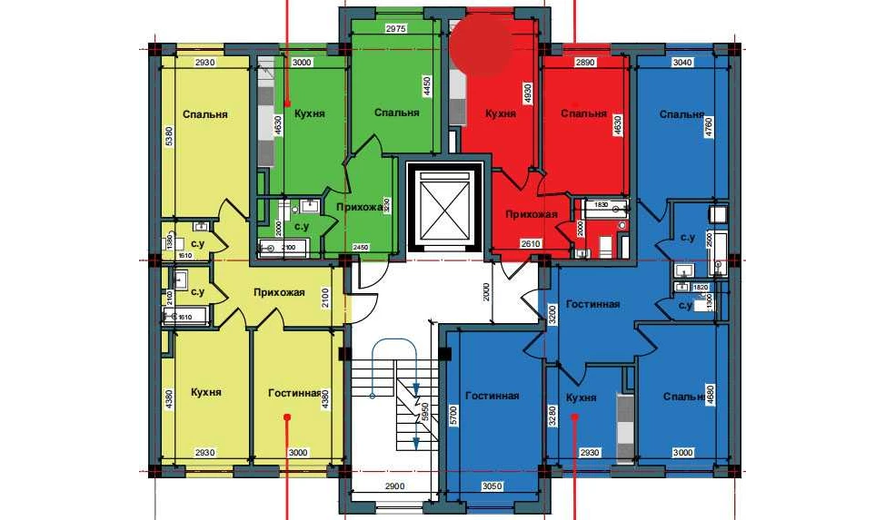 1-комнатная квартира 37.9 м²  1/1 этаж