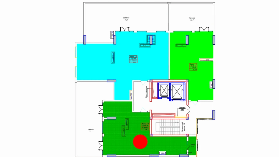 3-комнатная квартира 83.65 м²  17/17 этаж