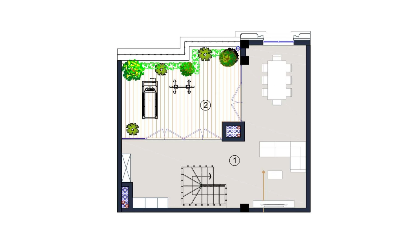 2-комнатная квартира 57.5 м²  9/9 этаж