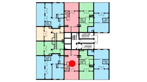 2-xonali xonadon 129 m²  16/16 qavat | Musaffo Turar-joy majmuasi