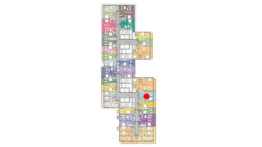 2-комнатная квартира 63.8 м²  5/5 этаж