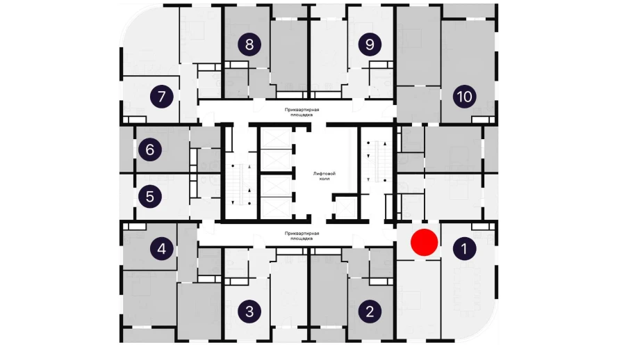 3-комнатная квартира 99 м²  16/16 этаж