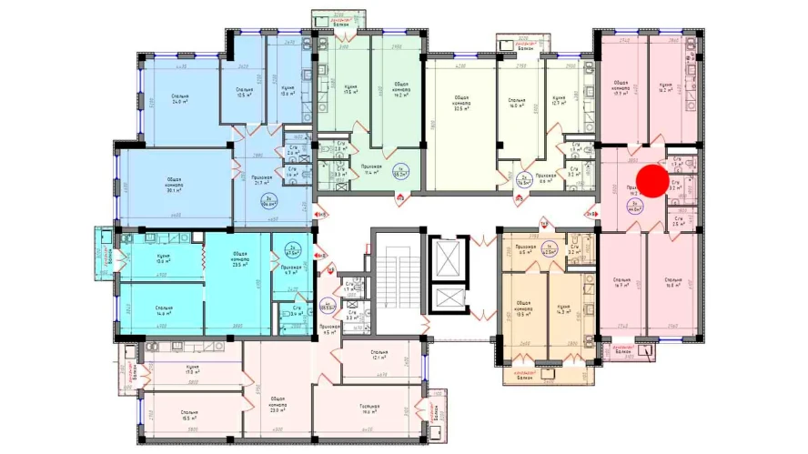 3-xonali xonadon 99 m²  2/2 qavat