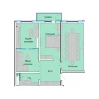 3-комн. квартира 75.44 м²  8/12 этаж | Жилой комплекс SERGELI CITY