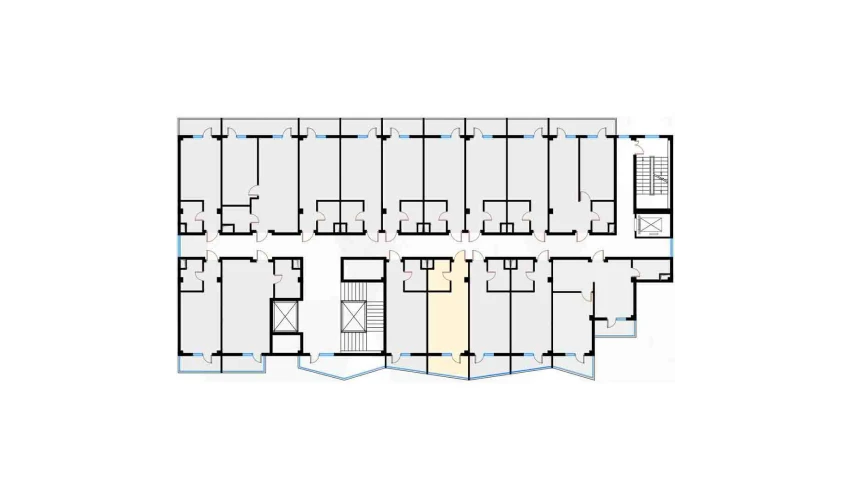 1-xonali xonadon 29.94 m²  5/7 qavat | Bochka Resort Turar-joy majmuasi