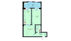 2-комн. квартира 71.9 м²  6/14 этаж | Жилой комплекс Avia Palace