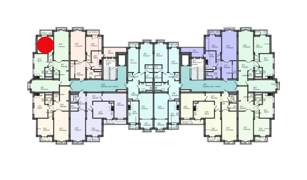 3-комн. квартира 104.75 м²  7/10 этаж | Жилой комплекс Samarqand Park Avenue